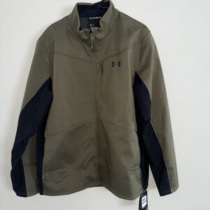 Under Armour Men's Performance Jacket in Olive and Black